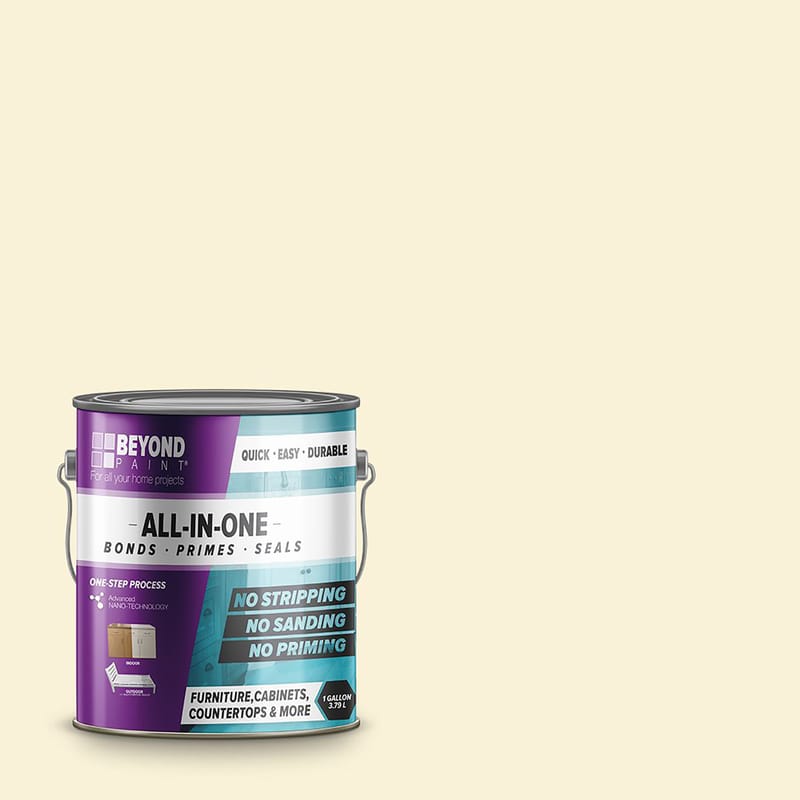 Beyond Paint BP18 Matte Off White Water-Based Paint Exterior and Interior 1 gal