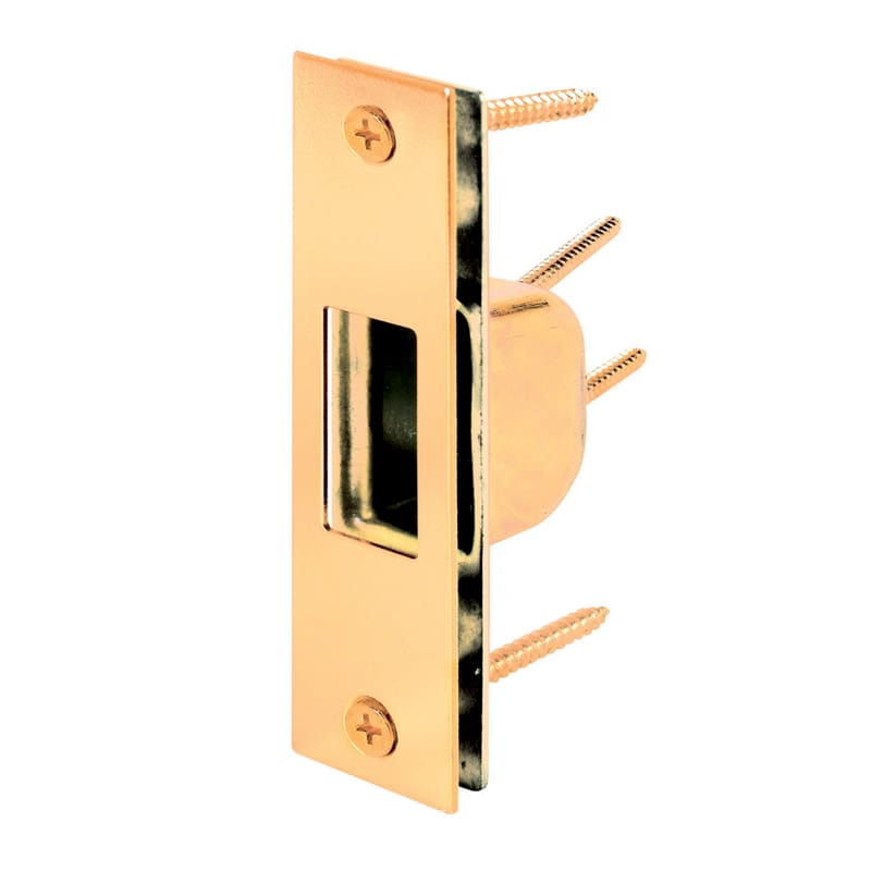 Prime-Line U 9539 4.875 in. H X 1.25 in. L Brass-Plated Steel High Security Box Strike