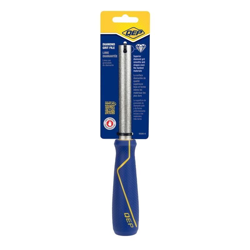 Qep 10586-6 Diamond-Coated Tile Double Cut File 1 pk