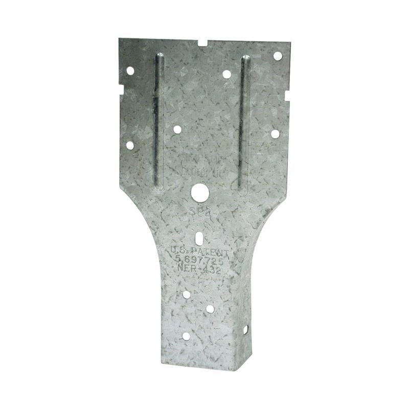 Simpson Strong-Tie SP2 6.6 in. H X 1 in. W X 3.5 in. L Galvanized Steel Stud Plate