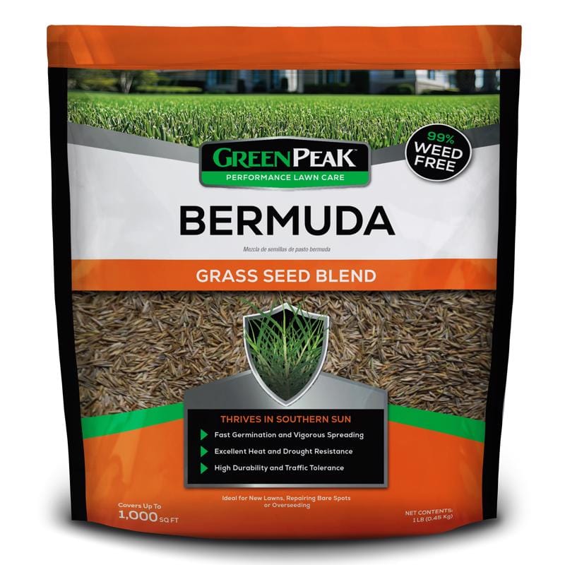 Greenpeak 25956 Bermuda Grass Sun or Shade Grass Seed 1 lb