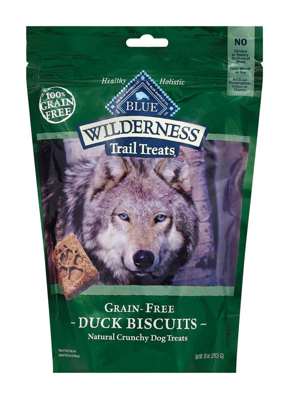 Blue Buffalo 596555 Blue Wilderness Duck Grain Free Treats For Dog 10 oz 1 pk