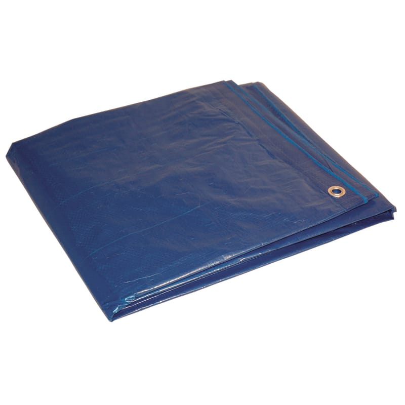 Foremost 912 Dry Top 9 ft. W X 12 ft. L Medium Duty Poly Tarp Blue