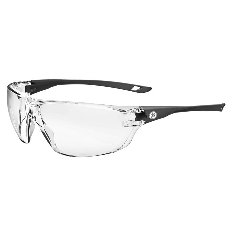 General Electric GE203CAF 03 Series Anti-Fog Impact-Resistant Safety Glasses Clear Lens Gray Frame 1 pk