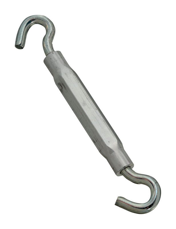 National Hardware N222-018 Zinc-Plated Aluminum/Steel Turnbuckle 130 lb. cap. 9 in. L