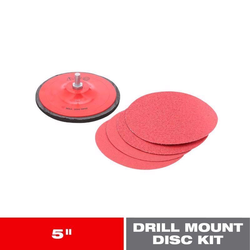 Diablo DCD050KITD01G StickFast 5 in. Ceramic Blend Adhesive Sanding Disc Kit Assorted 6 pk