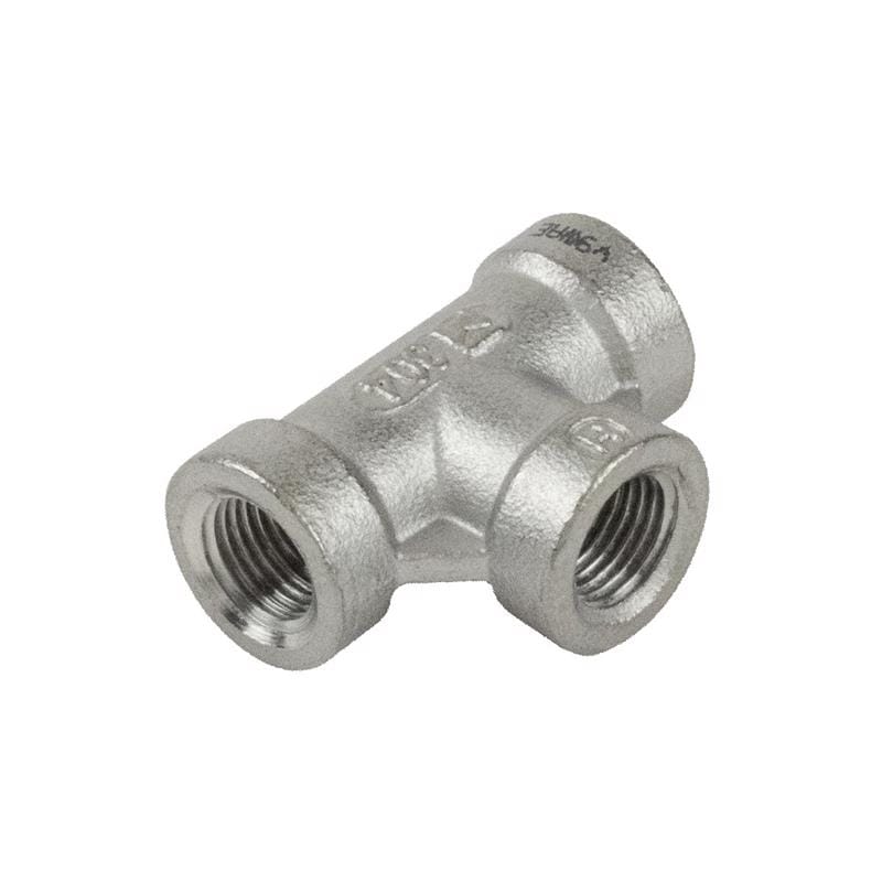 B&K SF-758 Proline 3/8 in. FIP in. X 3/8 in. D FIP 3/8 in. D FIP Stainless Steel 4 in. L Tee