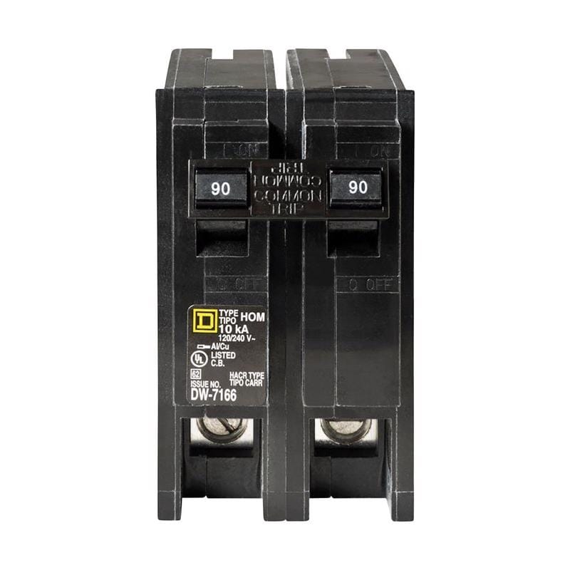 Square D HOM290CP HomeLine 90 amps Plug In 2-Pole Circuit Breaker