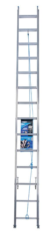 Werner D1328-2 28 ft. H Aluminum Extension Ladder Type I 250 lb. cap.