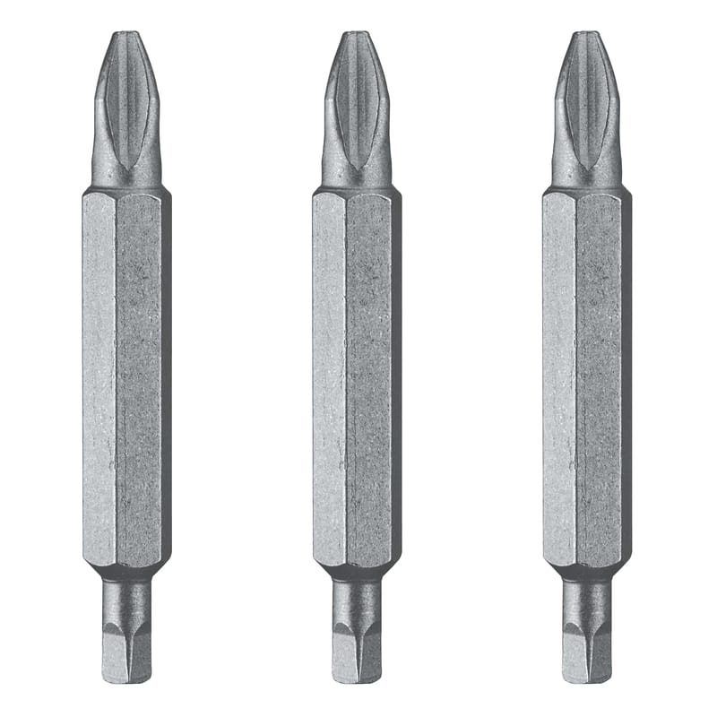 Dewalt DW2215 Phillips/Square #2 Screwdriver Bit Heat-Treated Steel 3 pc