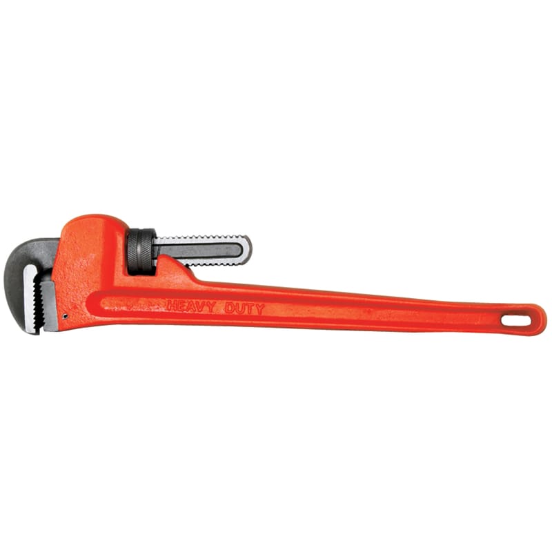 Performance Tool W1133-18B 2-1/8 in. Pipe Wrench 18 in. L Orange 1 pc