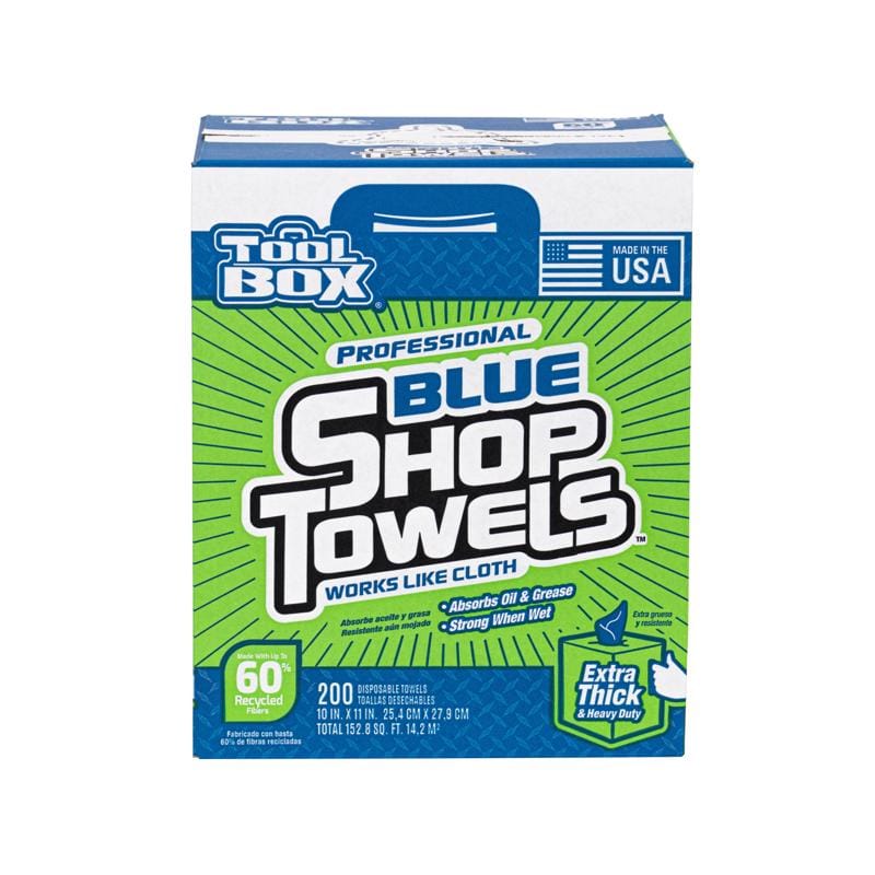 ToolBox 5520201 Shop Towels 10 in. W X 11 in. L 200 sheet