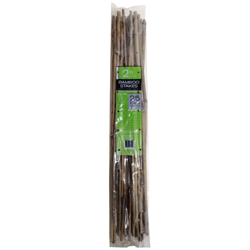 Atc BS-6-60/25 24 in. H Natural Bamboo Garden Stakes