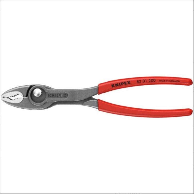 Knipex 82 01 200 SBA 8 in. Chrome Vanadium Steel TwinGrip Slip Joint Pliers
