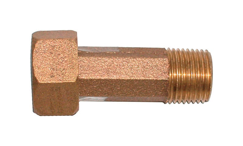 Legend Valve 313-133NL 1/2 in. MNPT Pattern X 1/2 in. D AWWA Bronze Meter Coupling