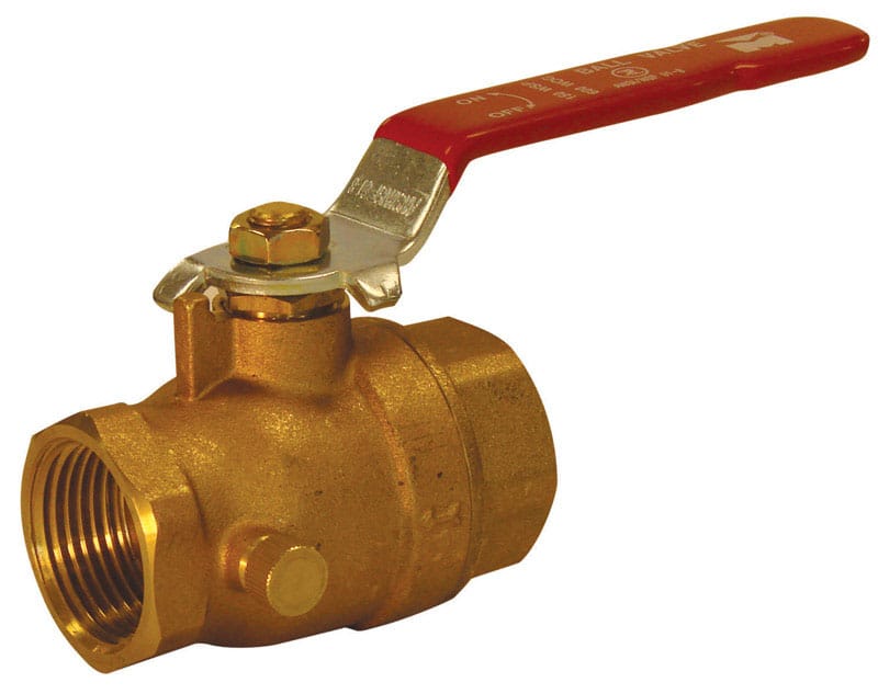 BK Products 107-755NL ProLine Series 1 in. Brass FIP Ball Valve Full Port Lever
