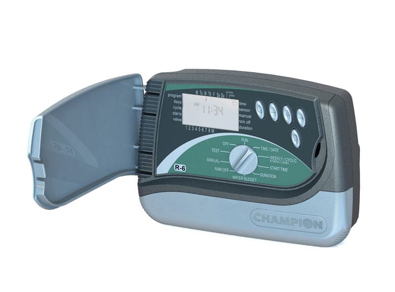 Champion R-6I Programmable 6 Zone Indoor Sprinkler Timer