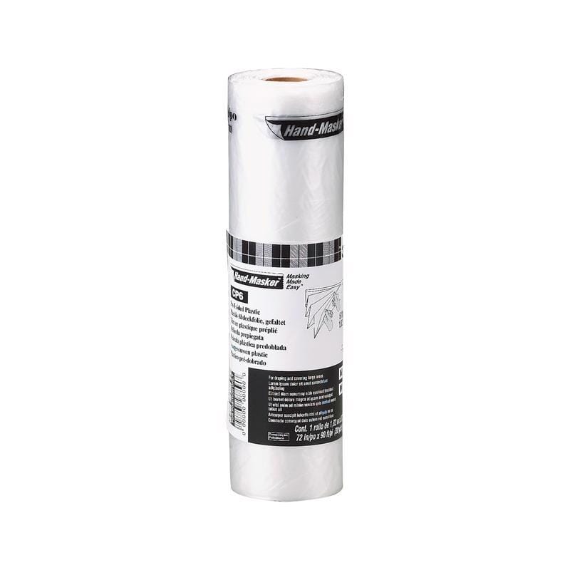 3M CP6 Hand-Masker 6 ft. W X 90 ft. L X 0.35 mil Plastic Masking Film 1 pk