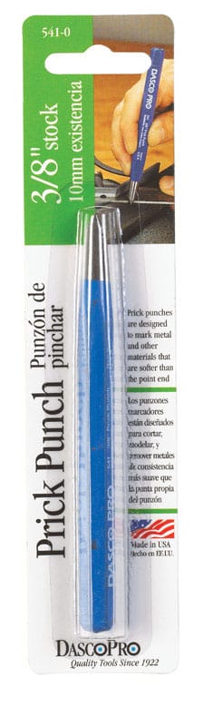 Dasco Pro 541-0 3/8 in. High Carbon Steel Prick Punch 5 in. L 1 pc