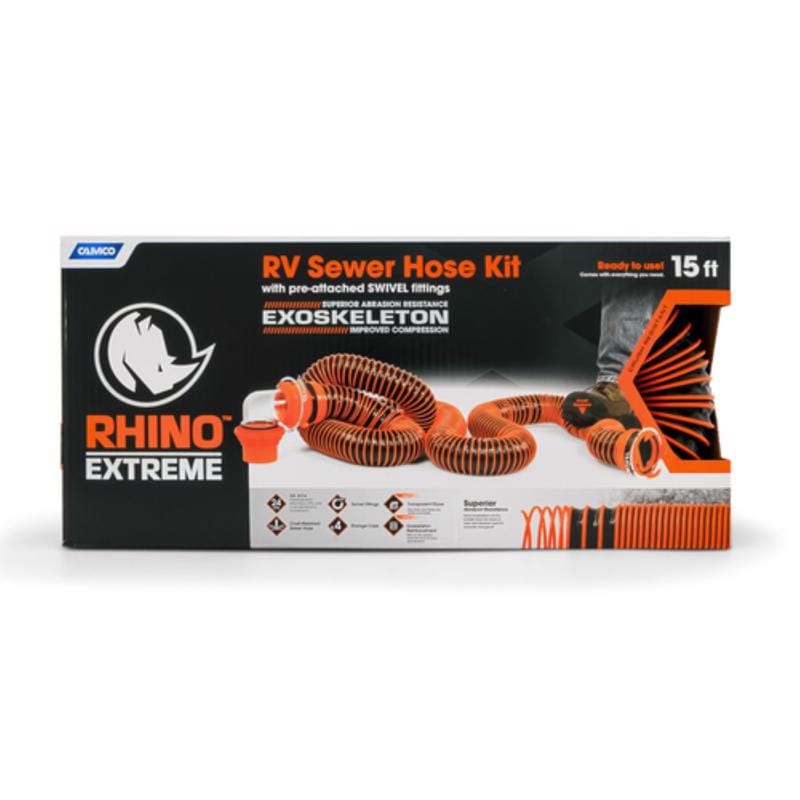 Camco 39861 RhinoExtreme RV Sewer Kit 1 pk