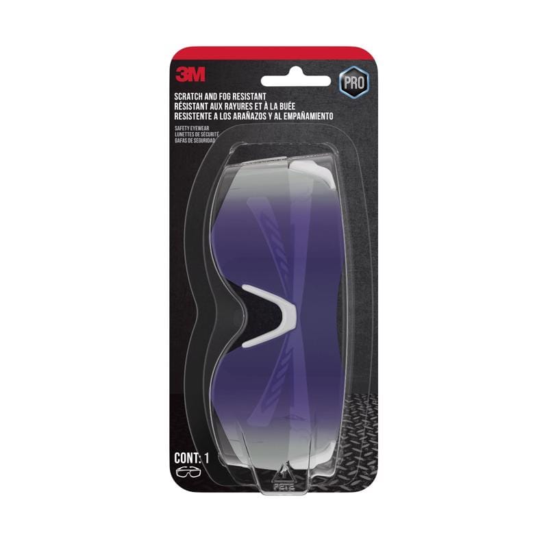 3M 47316 Anti-Fog Mirrored Safety Glasses Purple Lens