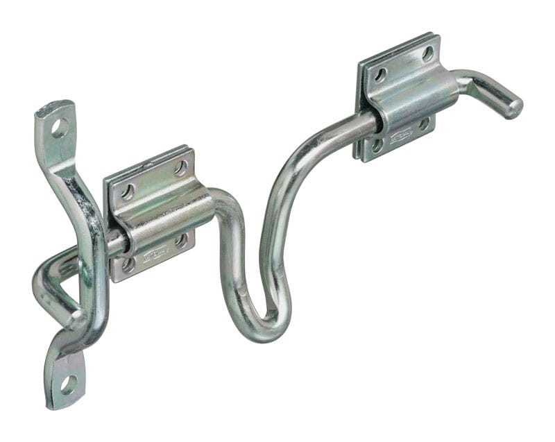 National Hardware N160-747 4 in. H X 10 in. W Zinc-Plated Steel Sliding Bolt Door/Gate Latch