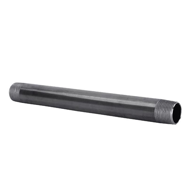 STZ Industries 501169 1/2 in. D X 14 in. L Black Steel Pre-Cut Pipe