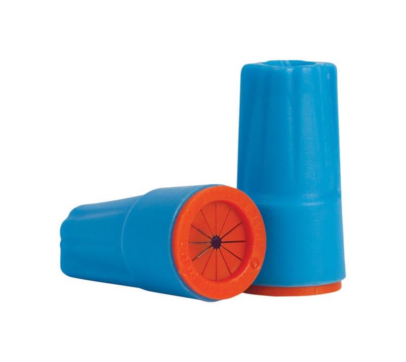 King Innovation 62125 Copper Wire Waterproof Wire Connector Aqua/Orange 25 pk