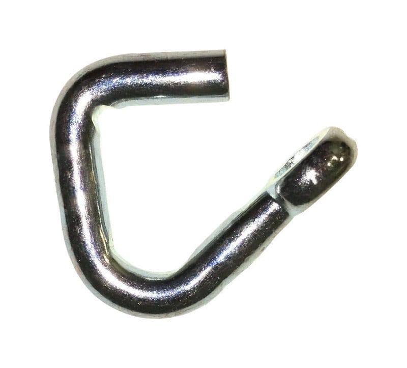 Baron 383-3/8 Large Zinc-Plated Silver Steel 3/8 in. L Hook 1900 lb 1 pk