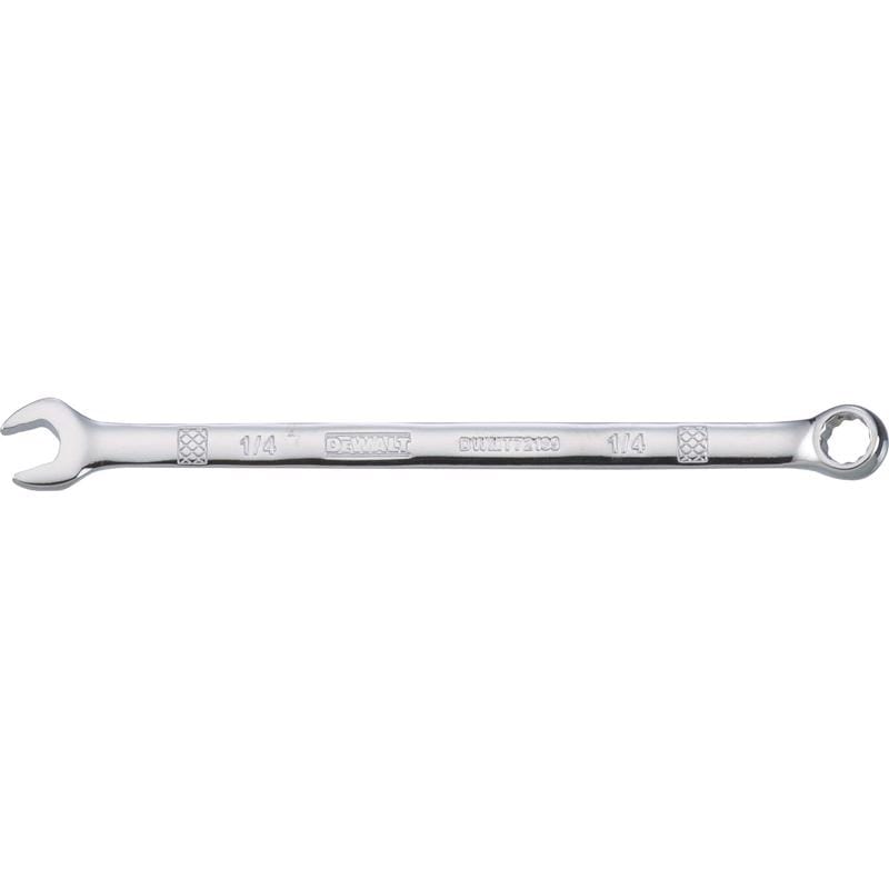 Dewalt DWMT72189OSP 1/4 in. X 1/4 in. 12 Point SAE Combination Wrench 3-31/32 in. L 1 pc