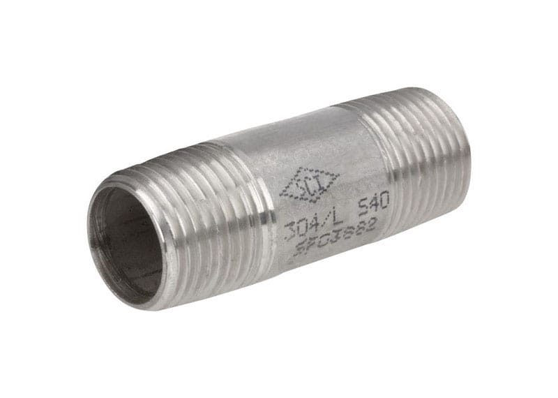 Smith-Cooper 4632101810 1 in. MPT Stainless Steel 2 in. L Nipple