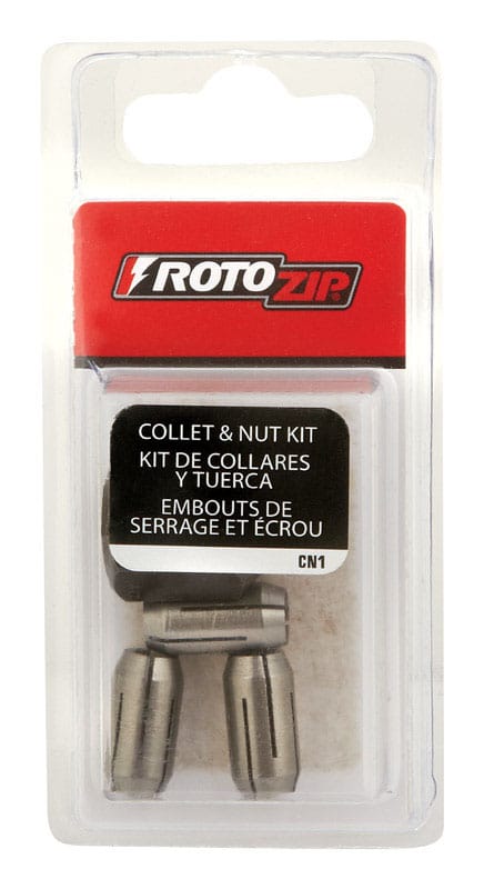 Rotozip CN1 .8 in. L Replacement Collet 3 pc