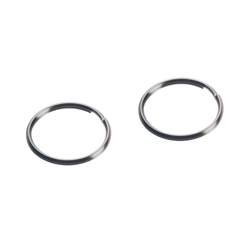 Hillman 701406 Tempered Steel Silver Split Rings/Cable Rings Key Ring