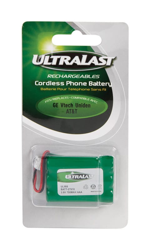 Ultralast BATT-27910 NiMH AAA 3.6 V 0.75 mAh Cordless Phone Battery BATT-27910 1 pk