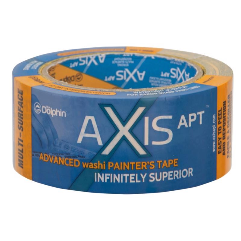 Blue Dolphin TP WASHI S 0200 1.88 in. W X 54.6 yd L Yellow Medium Strength Painter's Tape 1 pk
