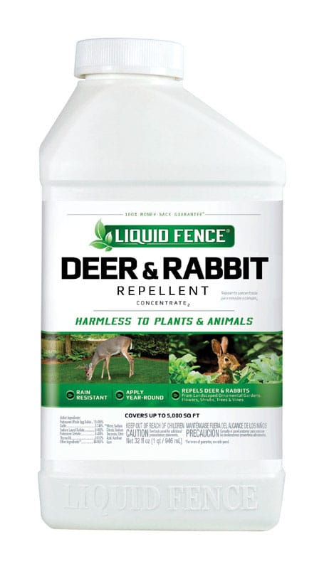 Liquid Fence HG-71106 Animal Repellent Liquid For Deer and Rabbits 32 oz