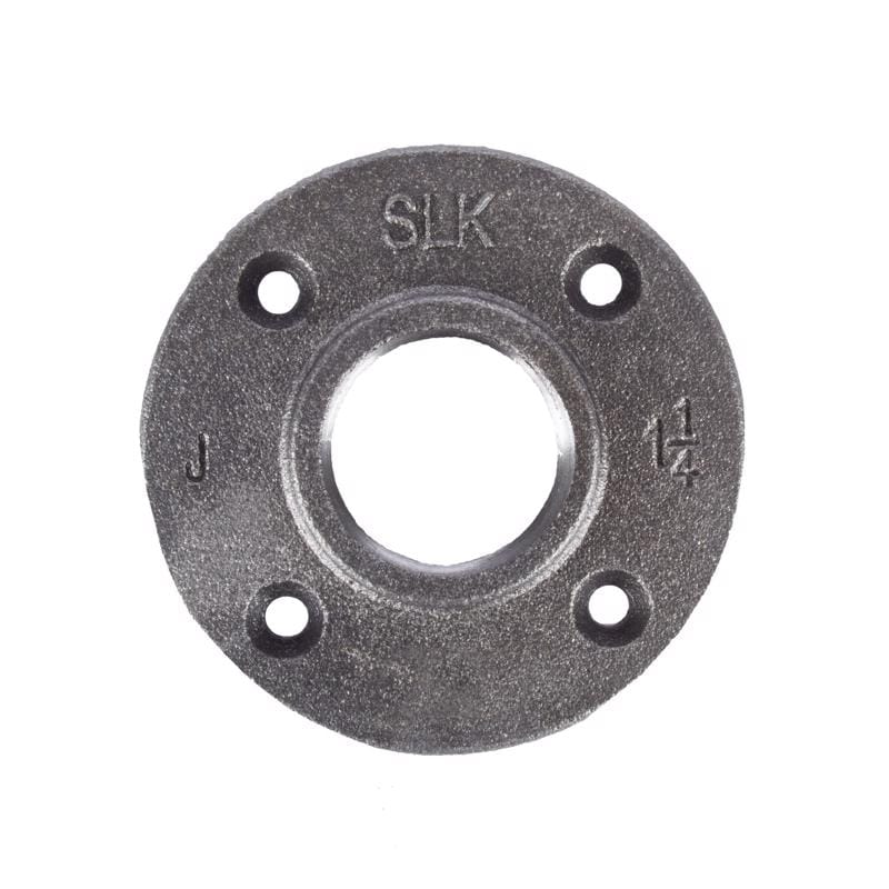 STZ Industries 310UF-114 1-1/4 in. FIP each Black Malleable Iron Floor Flange