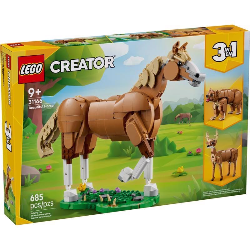 Lego 31166 Creator Beautiful Horse Building Set Multi 685 pc