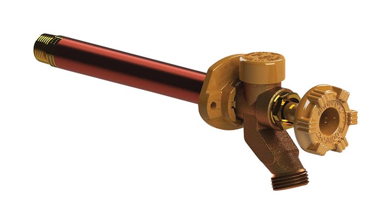 Woodford 17CP-6-MH Model 17 1/2 in. MIP each X 3/4 in. Sweat Anti-Siphon Brass Freezeless Wall Faucet