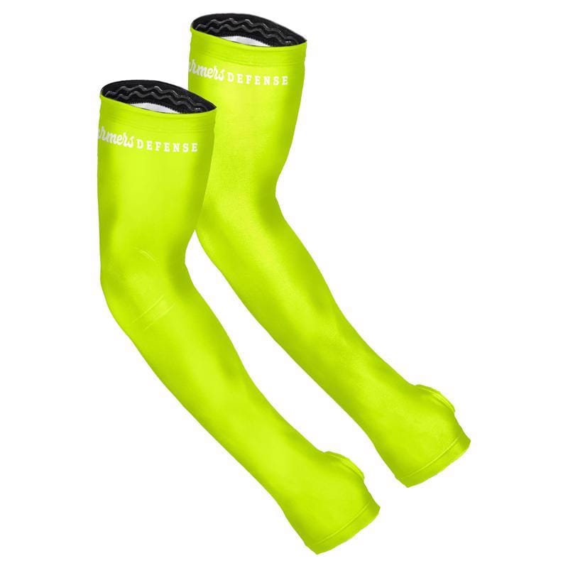 Farmers Defense SLV-HVY-SM S/M Polyester/Spandex High-Vis Yellow Protection Sleeves