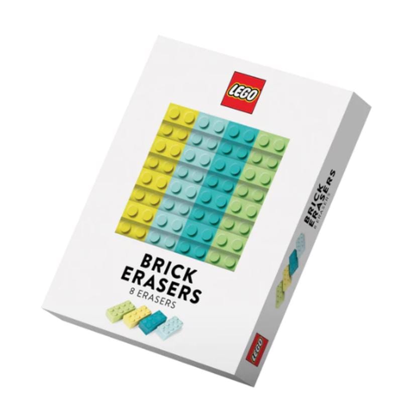Lego 7963-6 Licensed LEGO Brick Eraser Multicolored 8 pc