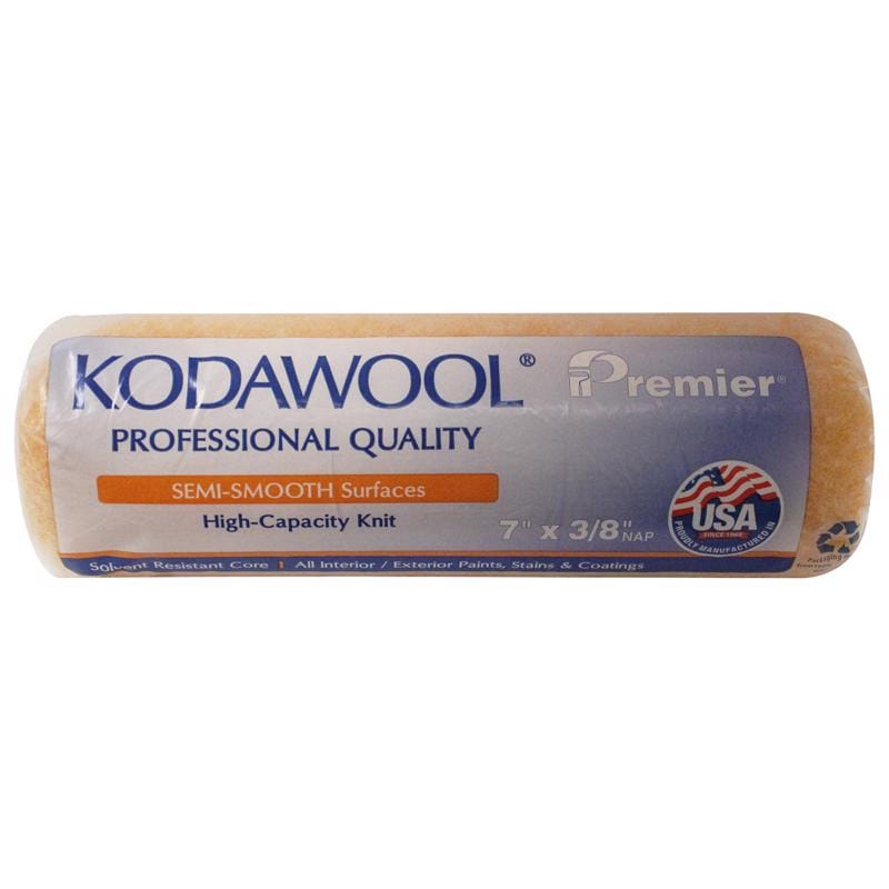 Premier 7KW2-38 Kodawool Knitted Wool/Polyester 7 in. W X 3/8 in. Paint Roller Cover 1 pk