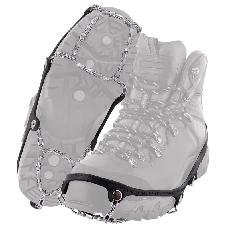 Yaktrax 08530 Diamond Grip Unisex Rubber/Steel Snow and Ice Traction Black W 5-7/M 5-6 Waterproof 1 pair
