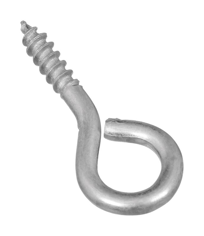 National Hardware N118-927 1-1/8 in. L Zinc-Plated Steel Screw Eye 10 lb. cap. 10 pk