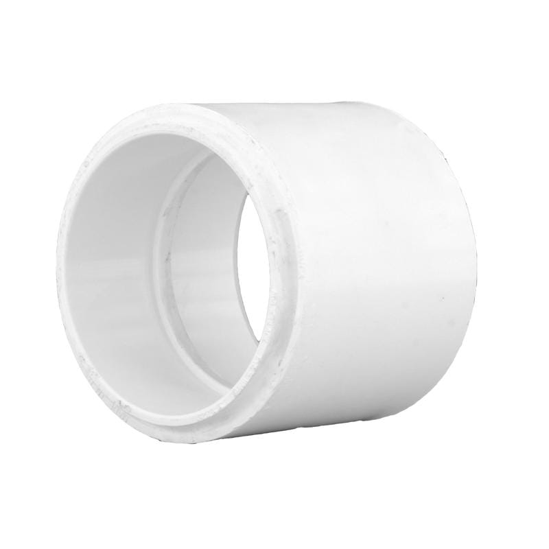 Charlotte Pipe PVC001170800 4 in. Hub X 3 in. D Hub PVC Coupling 1 pk