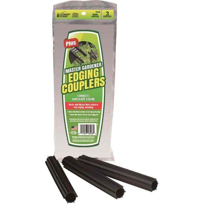 Master Mark 53206 Plus 4 in. H Plastic Black Edging Coupler Kit