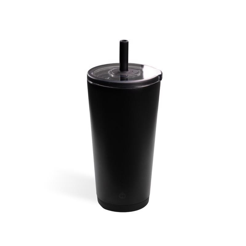 Hydrojug 810140554987 20 oz Black BPA Free Insulated Straw Tumbler