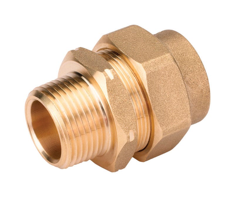 Home-Flex 11-436-005 1/2 in. MPT X 1/2 in. D Mechanical Brass 6.125 in. L Male Adapter