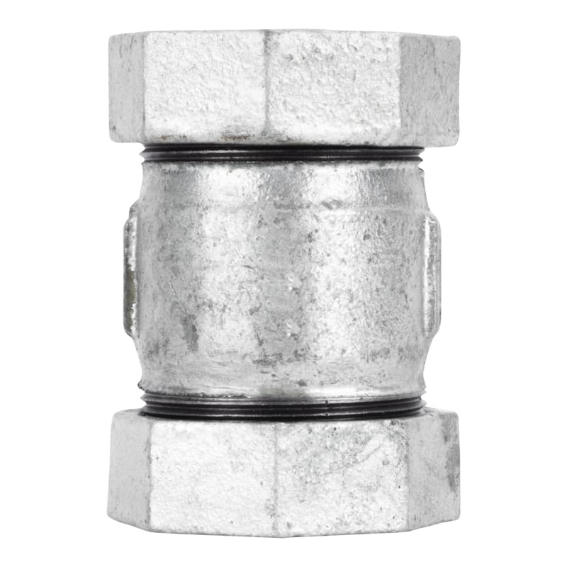 STZ Industries 311CCL-1 1 in. Compression X 1 in. D Compression Galvanized Malleable Iron 3 in. L Coupling