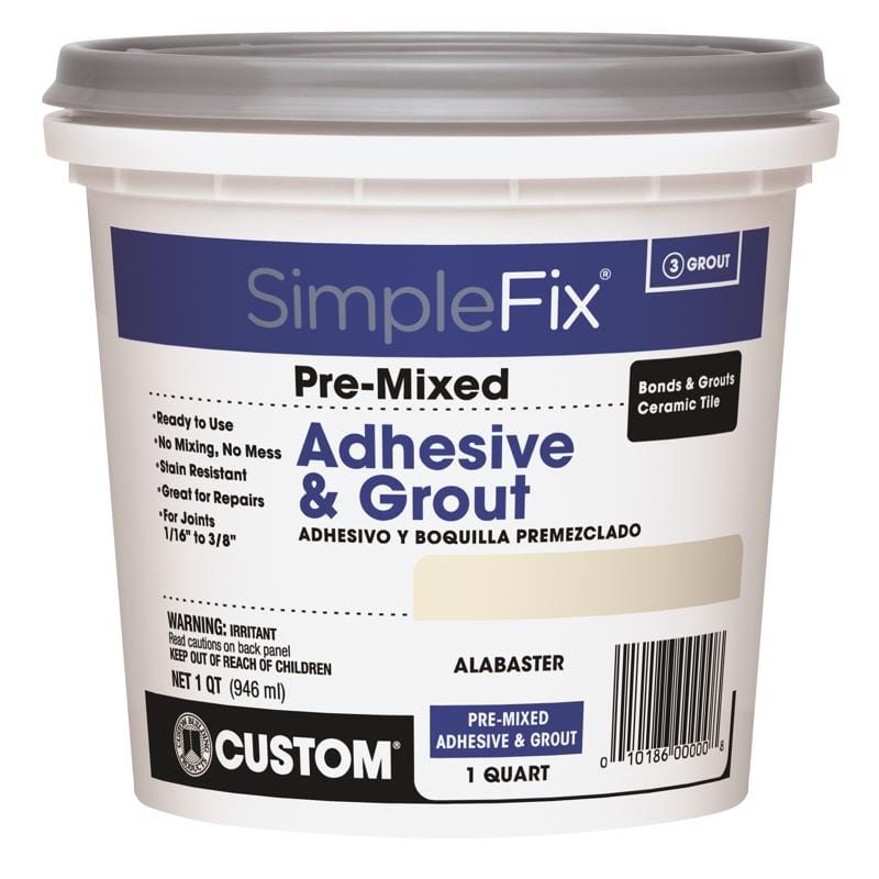 Custom Building Products TAGAQT SimpleFix Indoor Alabaster Grout 1 qt